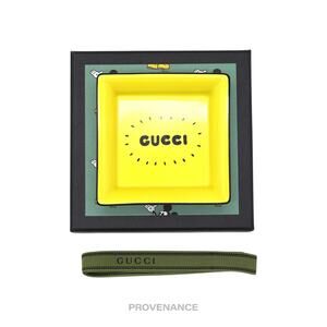 🔴 Gucci x Disney Logo Valet Ash Trinket Tray - Yellow/Black